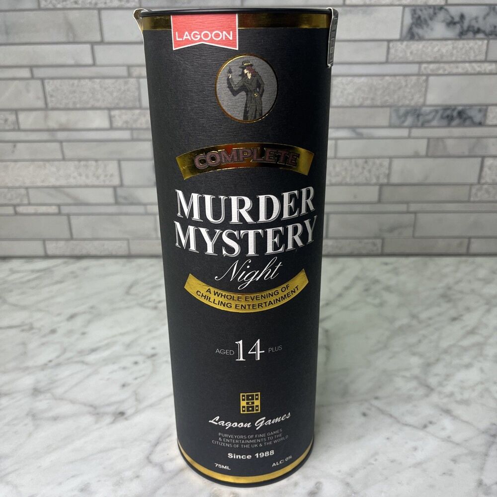 Lagoon Games Board Games Complete Murder Mystery Party Game Night New